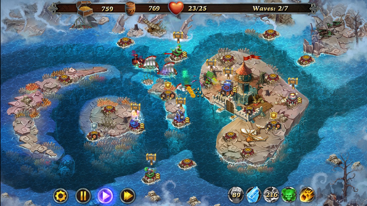 Fort Defense - Bermuda Triangle screenshot 3