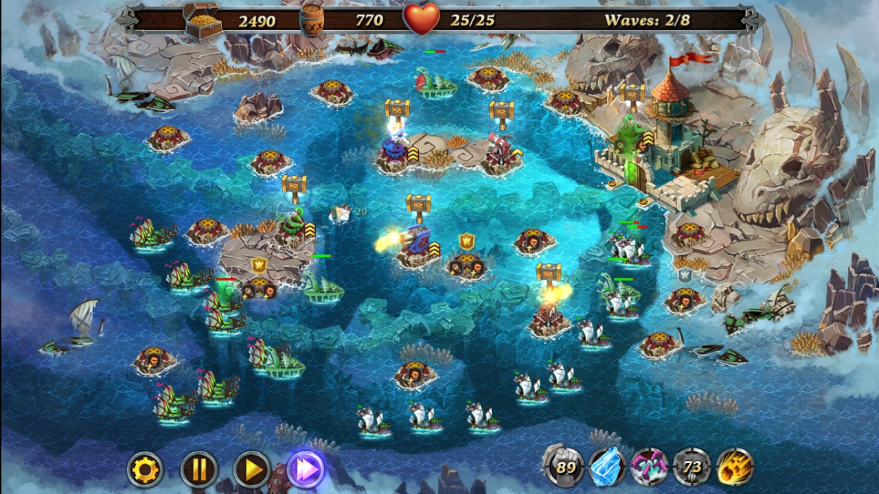 Fort Defense - Bermuda Triangle screenshot 2