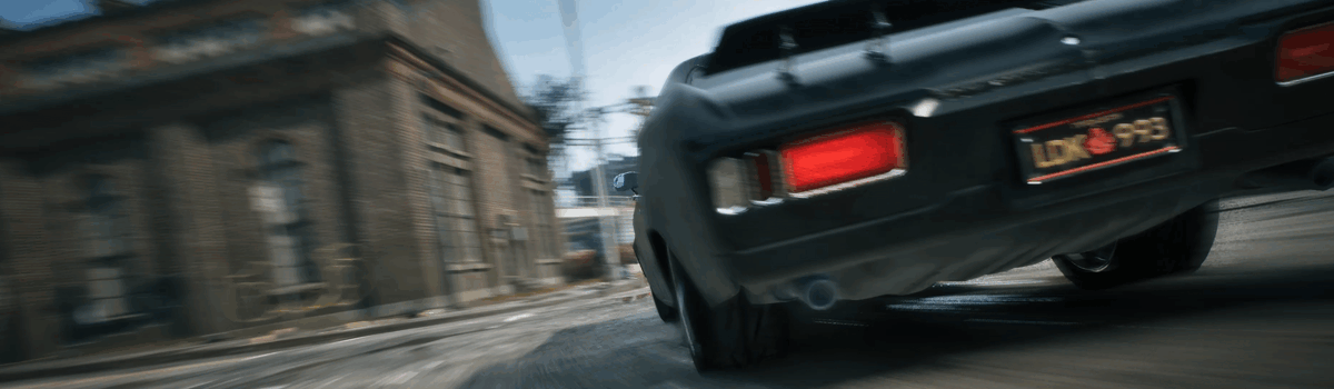 Cảnh đua xe tốc độ cao với hiệu ứng drift cháy đường trong game Samson