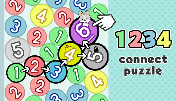1234 connect puzzle on Steam