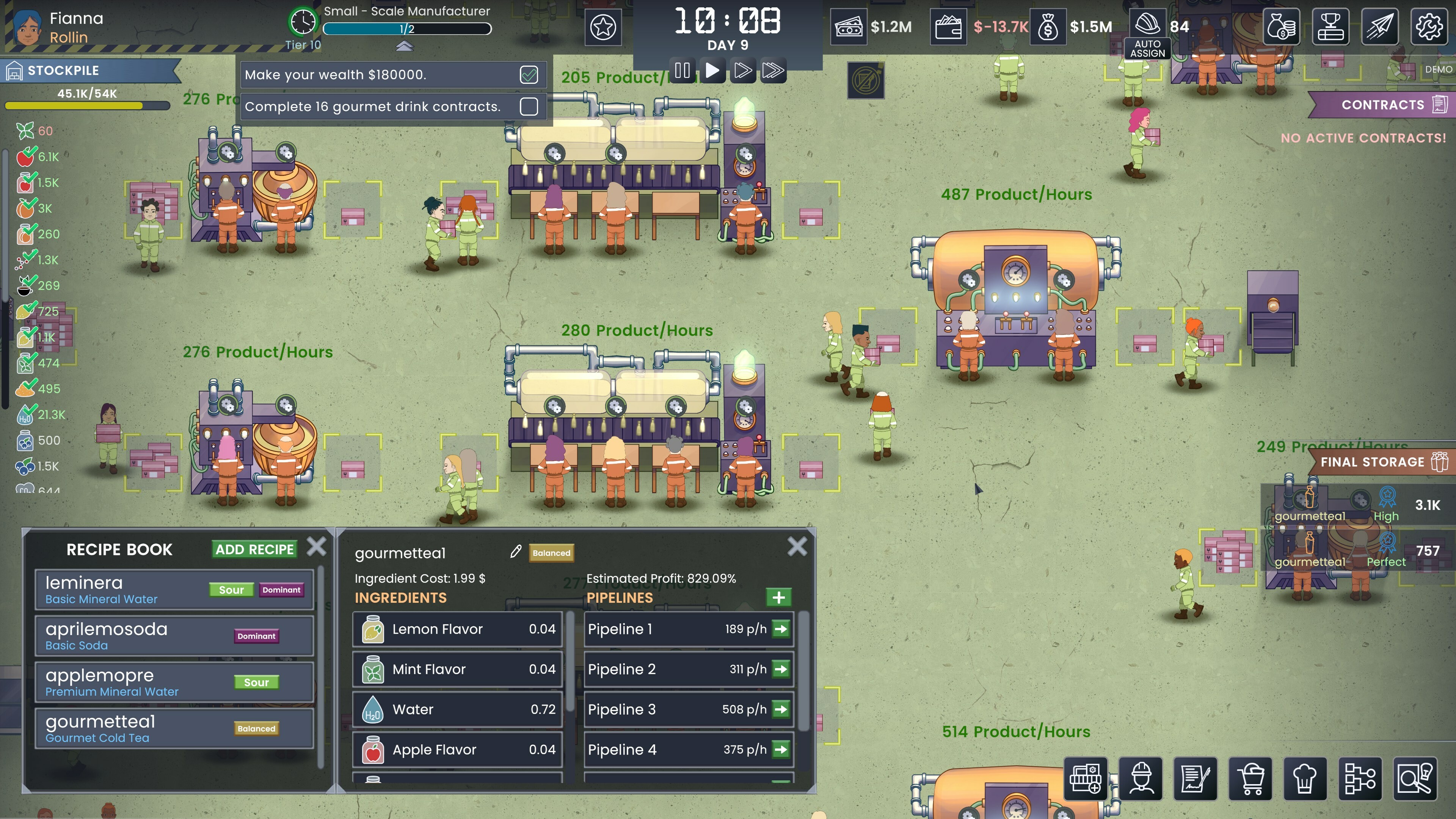 Fizz Flow: Factory Management screenshot 3