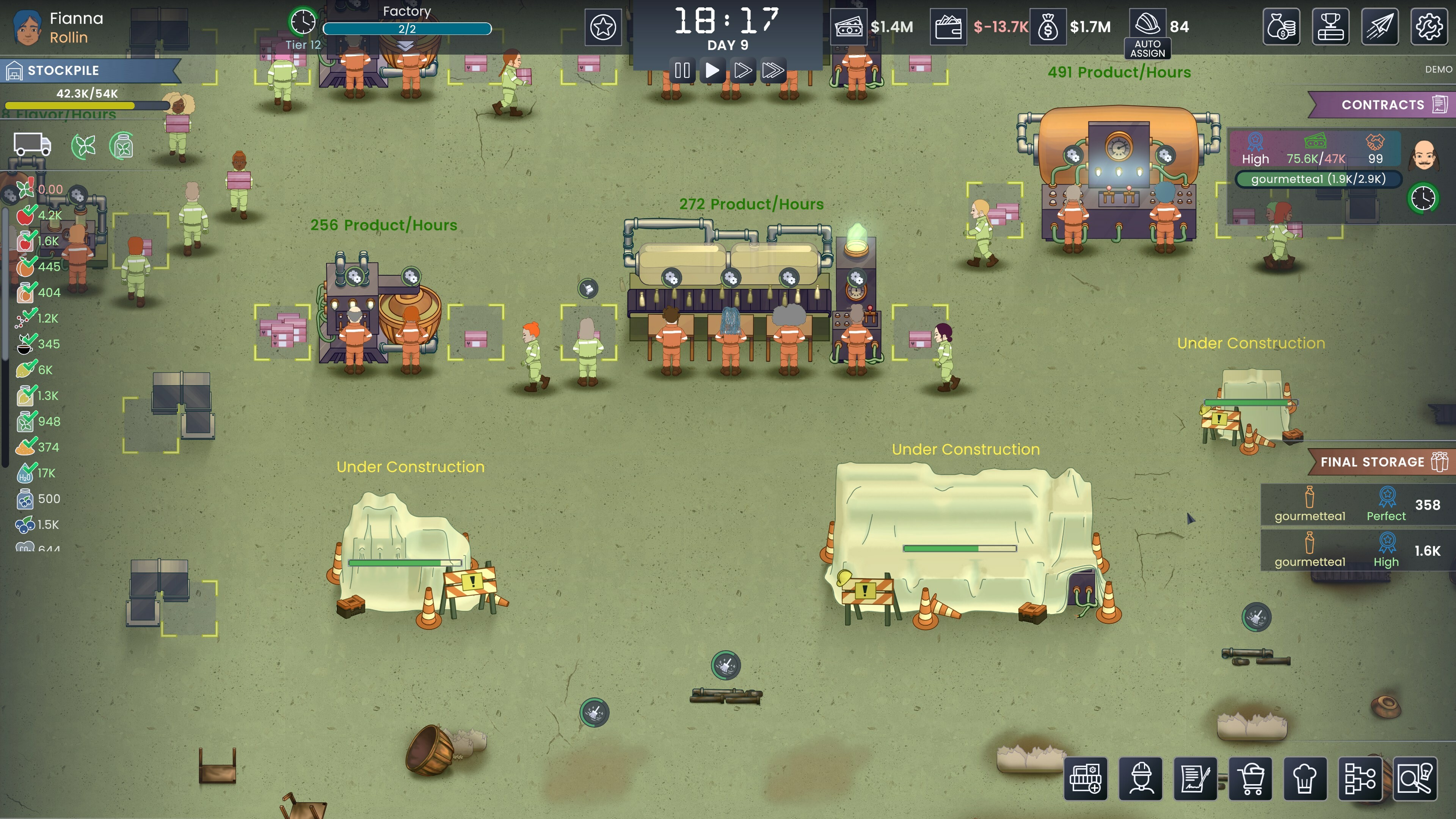 Fizz Flow: Factory Management screenshot 2