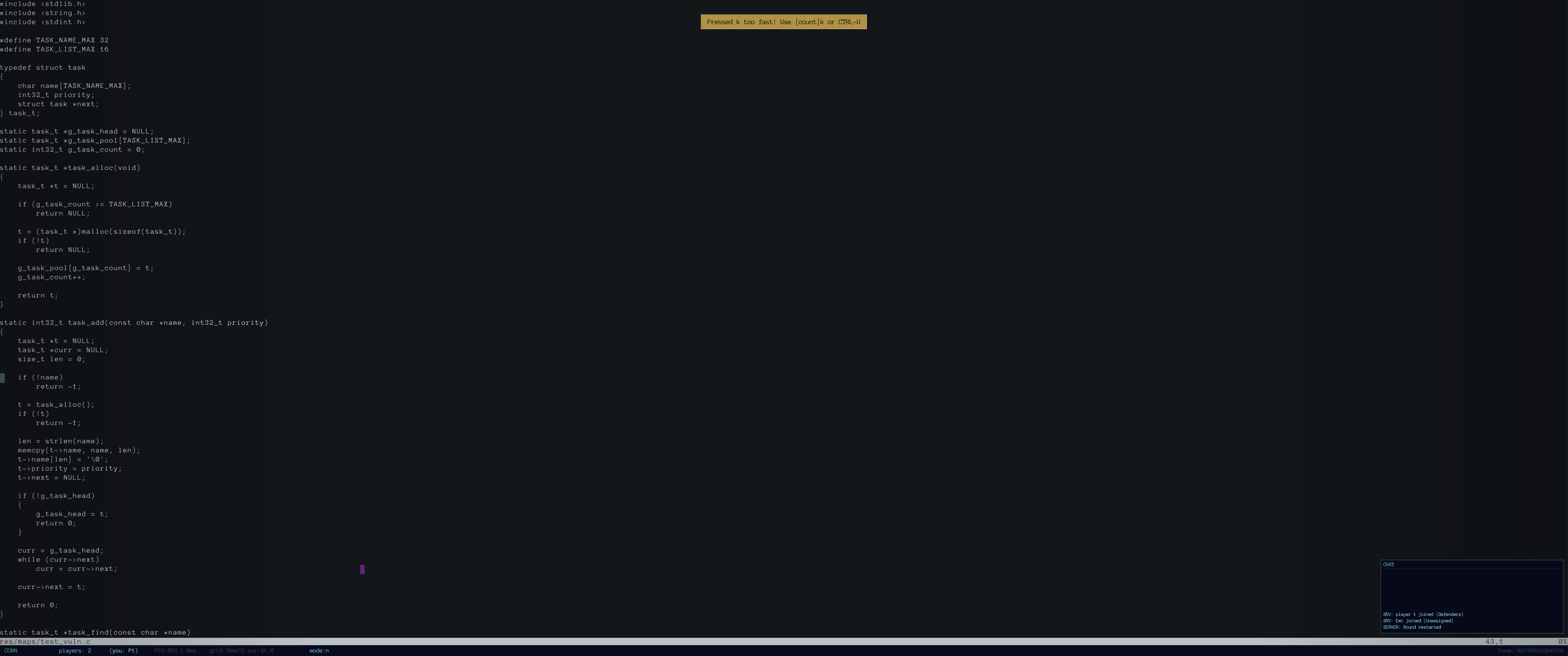 Terminal Insanity: CodeJacker screenshot 1
