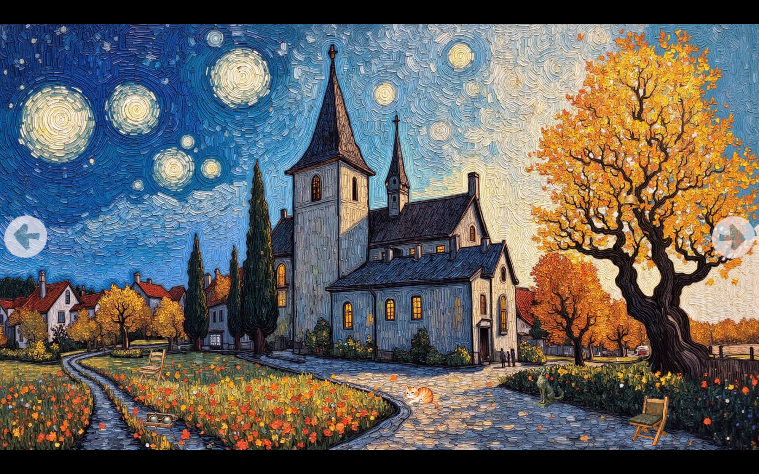Meow Time Machine: VAN GOGH screenshot 2
