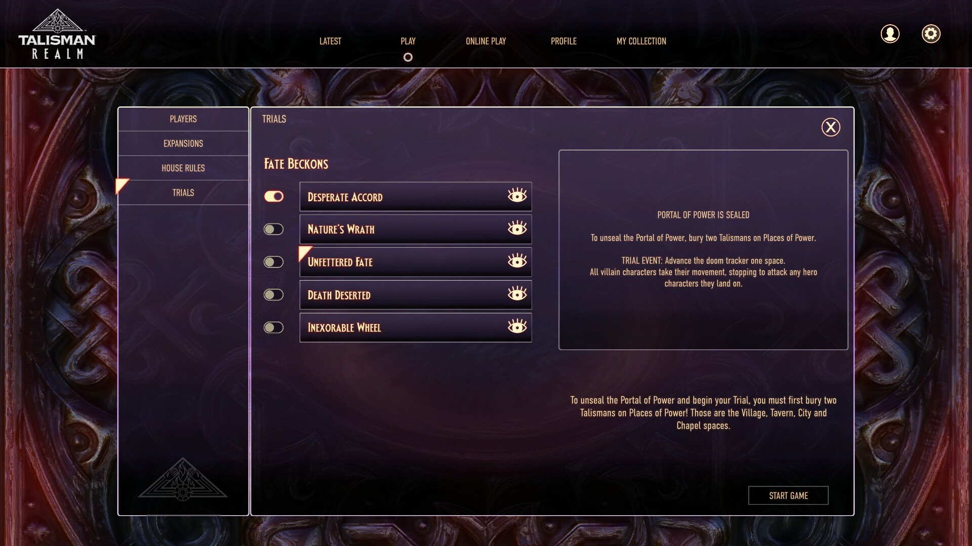 Talisman: Digital 5th Edition - Alliances: Fate Beckons screenshot 2