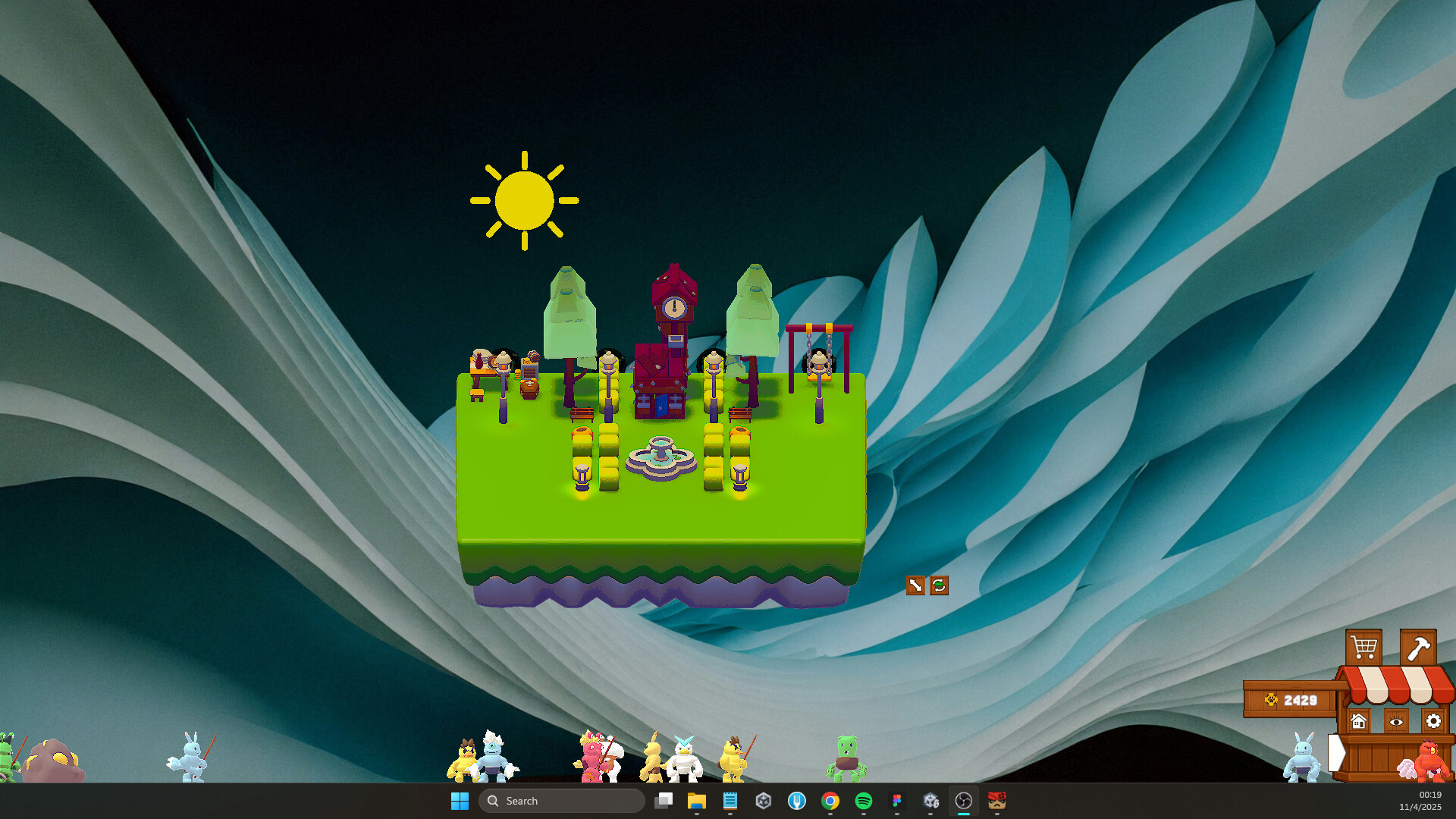 Growmon Island screenshot 1