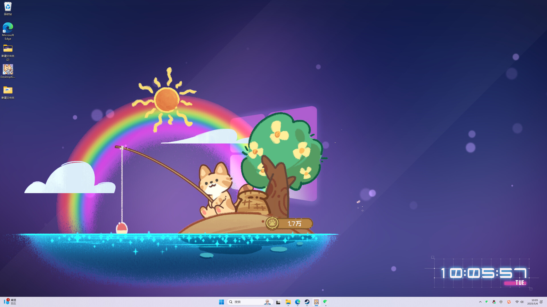 猫猫PC 桌面猫猫钓鱼 on Steam