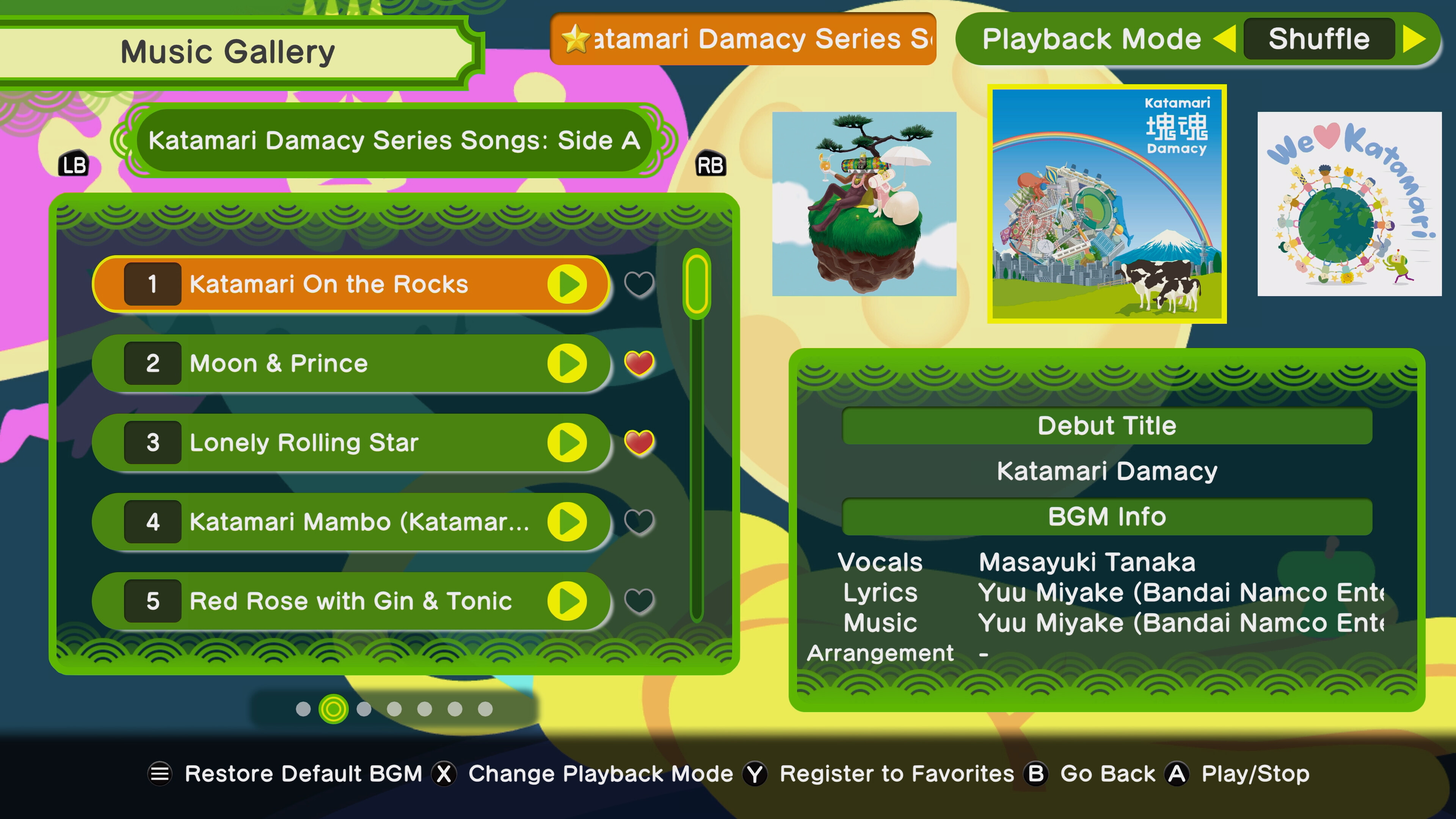 Once Upon A KATAMARI - Katamari Damacy Series Songs: Side A screenshot 1