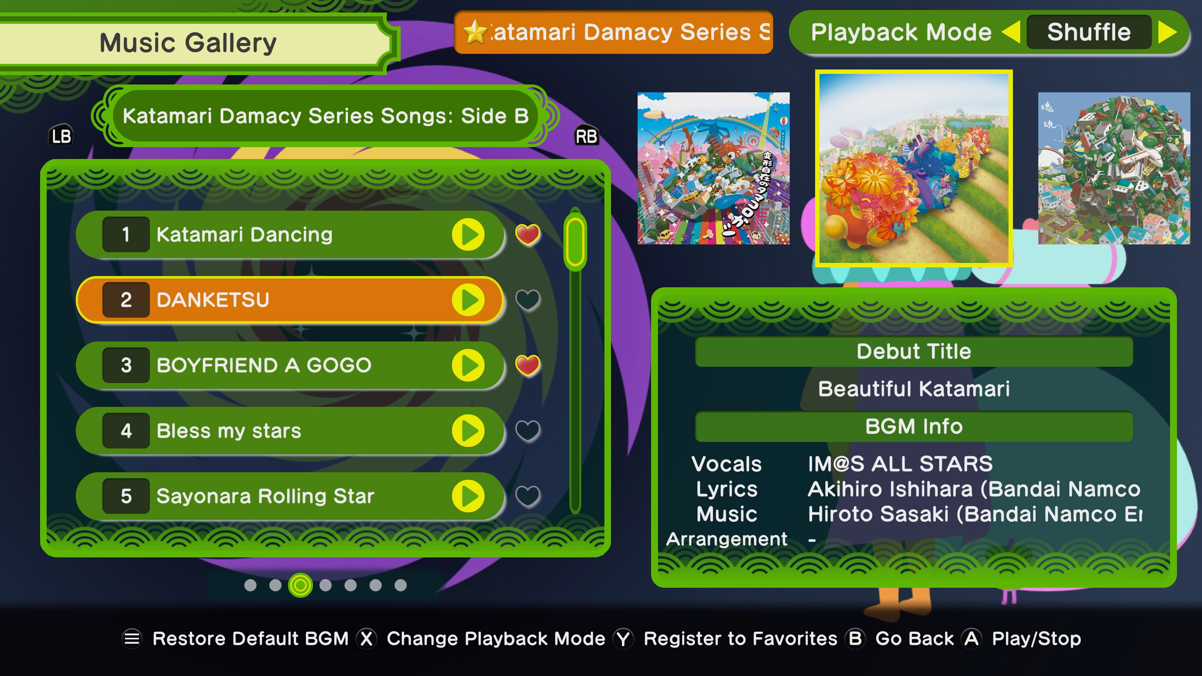 Once Upon A KATAMARI - Katamari Damacy Series Songs: Side B screenshot 1