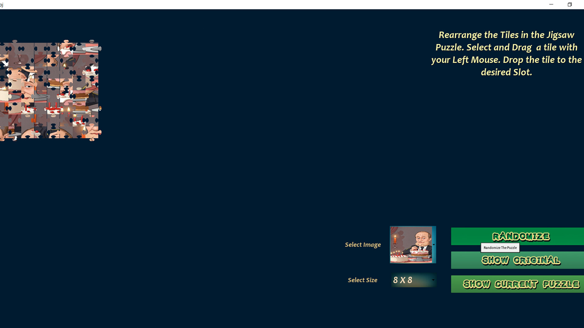Putin Jigsaw screenshot 2