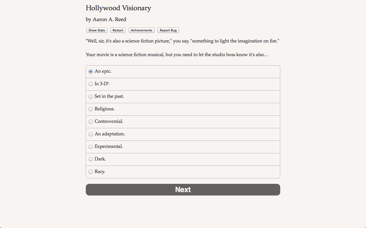 Hollywood Visionary screenshot 1