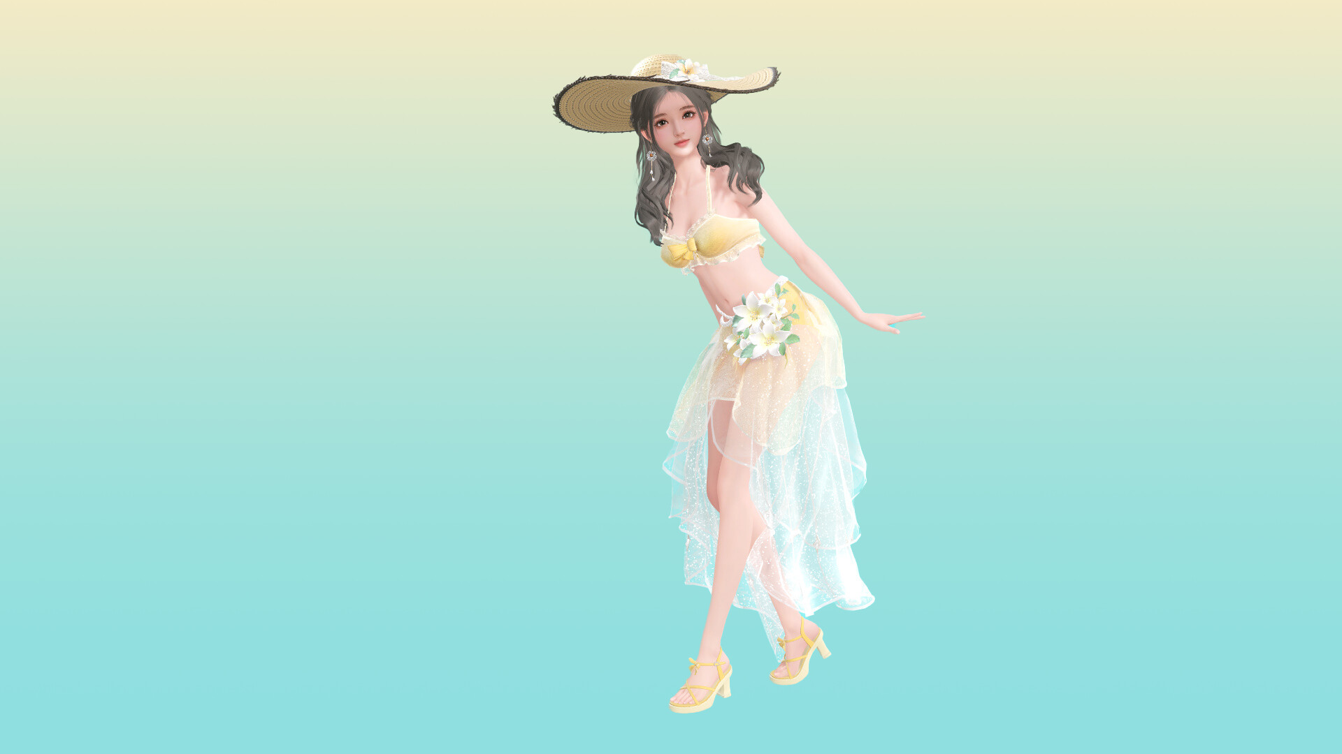 桌面精灵—夏日服装拓展包：热海沙滩 screenshot 4