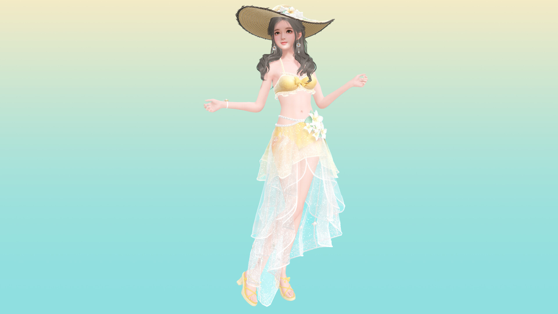 桌面精灵—夏日服装拓展包：热海沙滩 screenshot 7