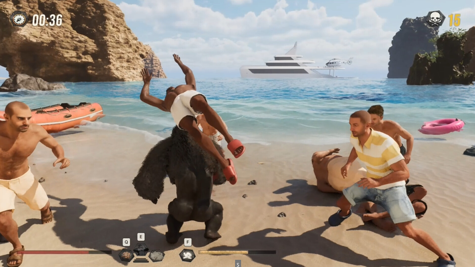 Gorilla Vs 100 Men screenshot 7