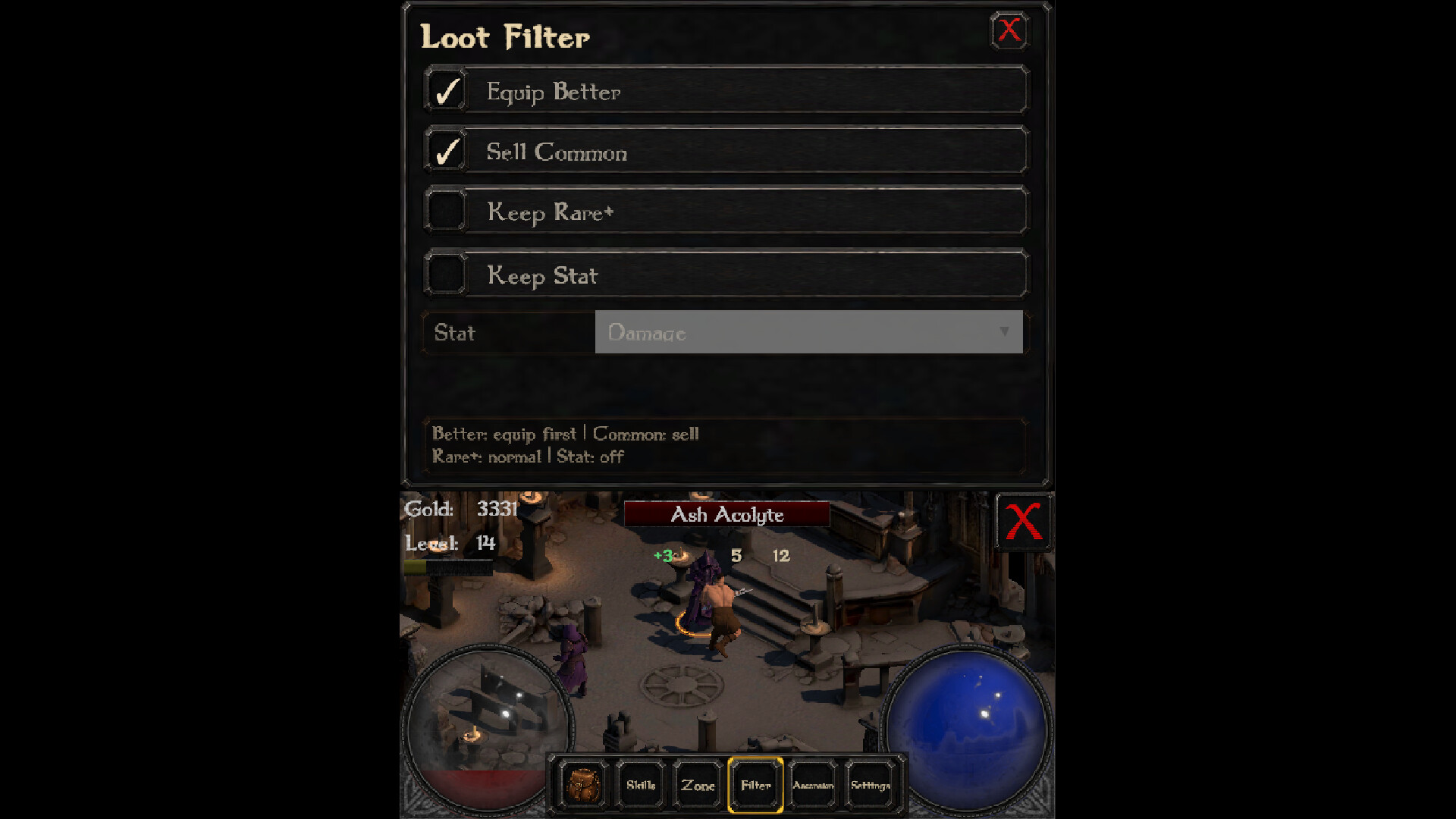 Desktop Hellfarmer screenshot 6