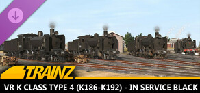 Trainz 2022 DLC - VR K class Type 4 (K186-K192) - In Service Black