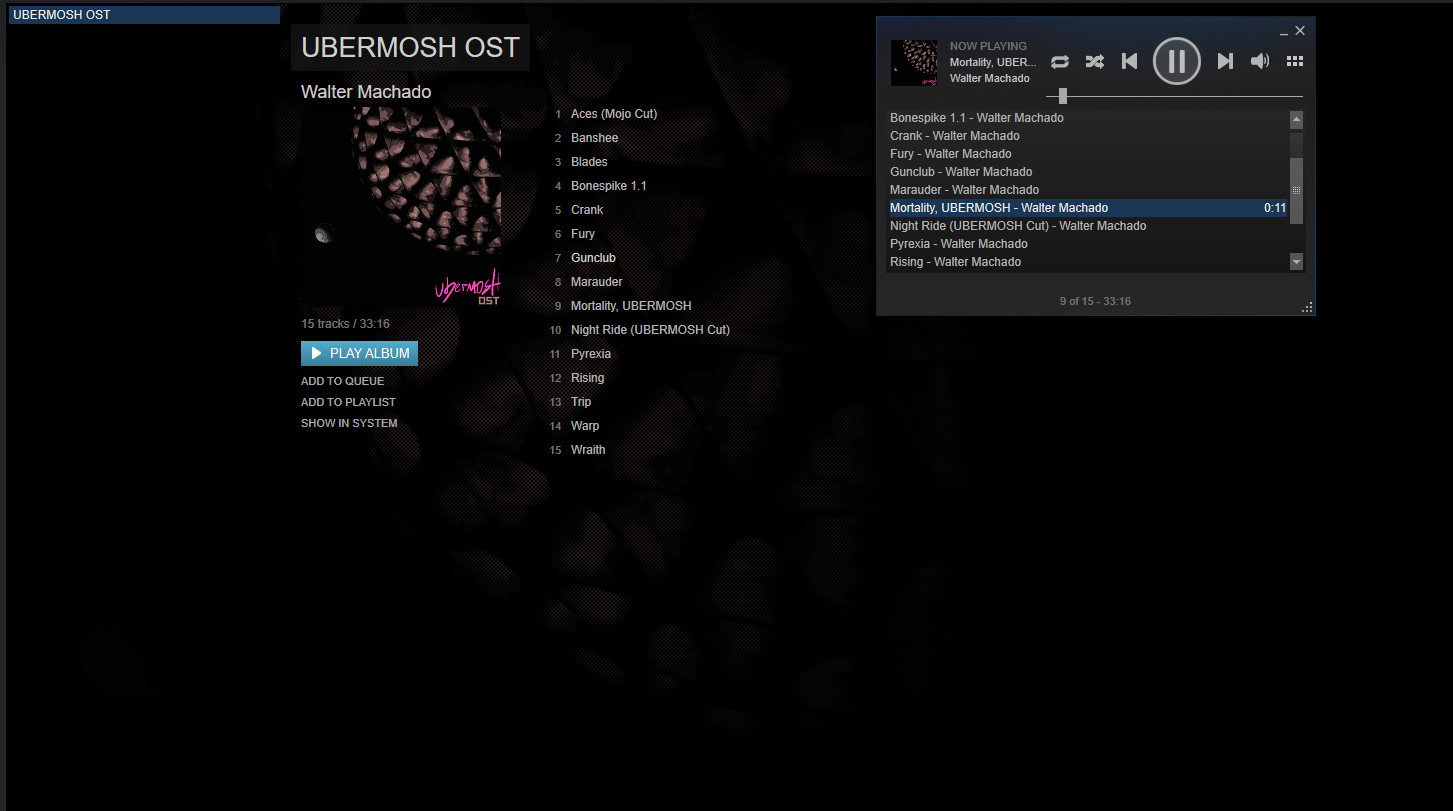 UBERMOSH: Original Soundtrack screenshot 1