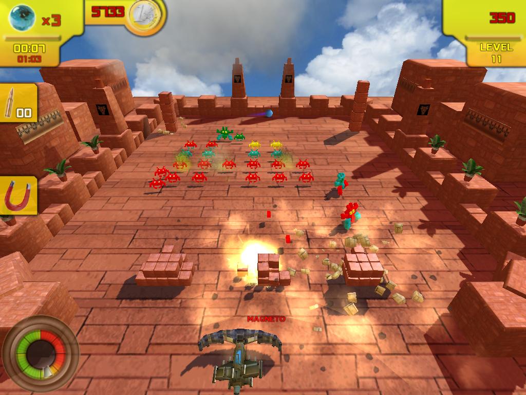 Breakout Invaders screenshot 1