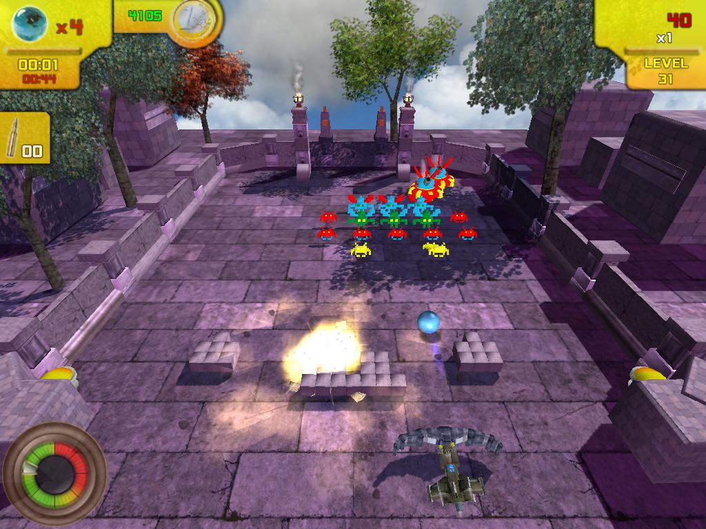 Breakout Invaders screenshot 4