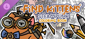 FIND KITTENS 3: Steampunk - Coloring Book