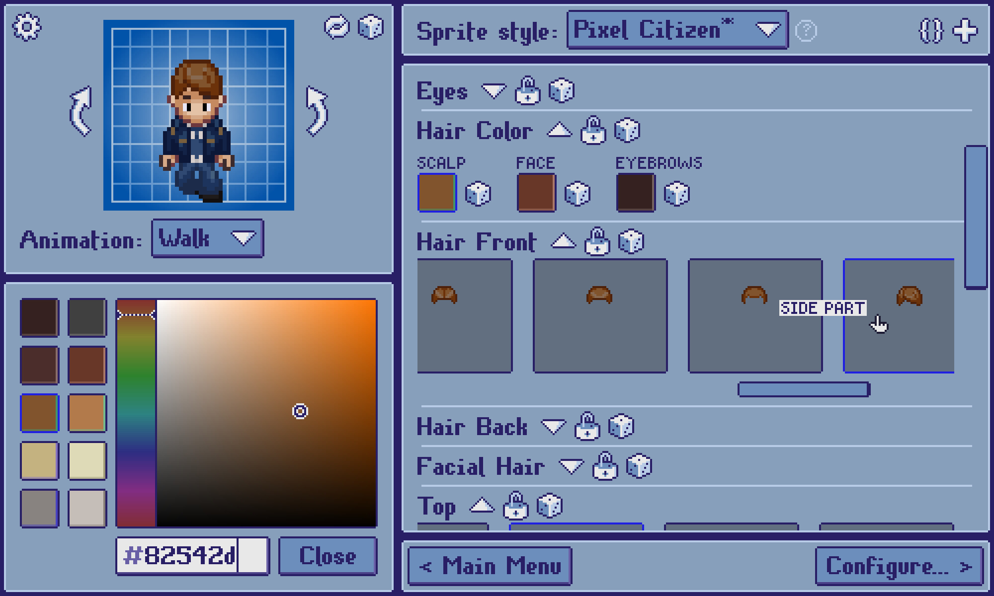 Top Down Sprite Maker screenshot 1