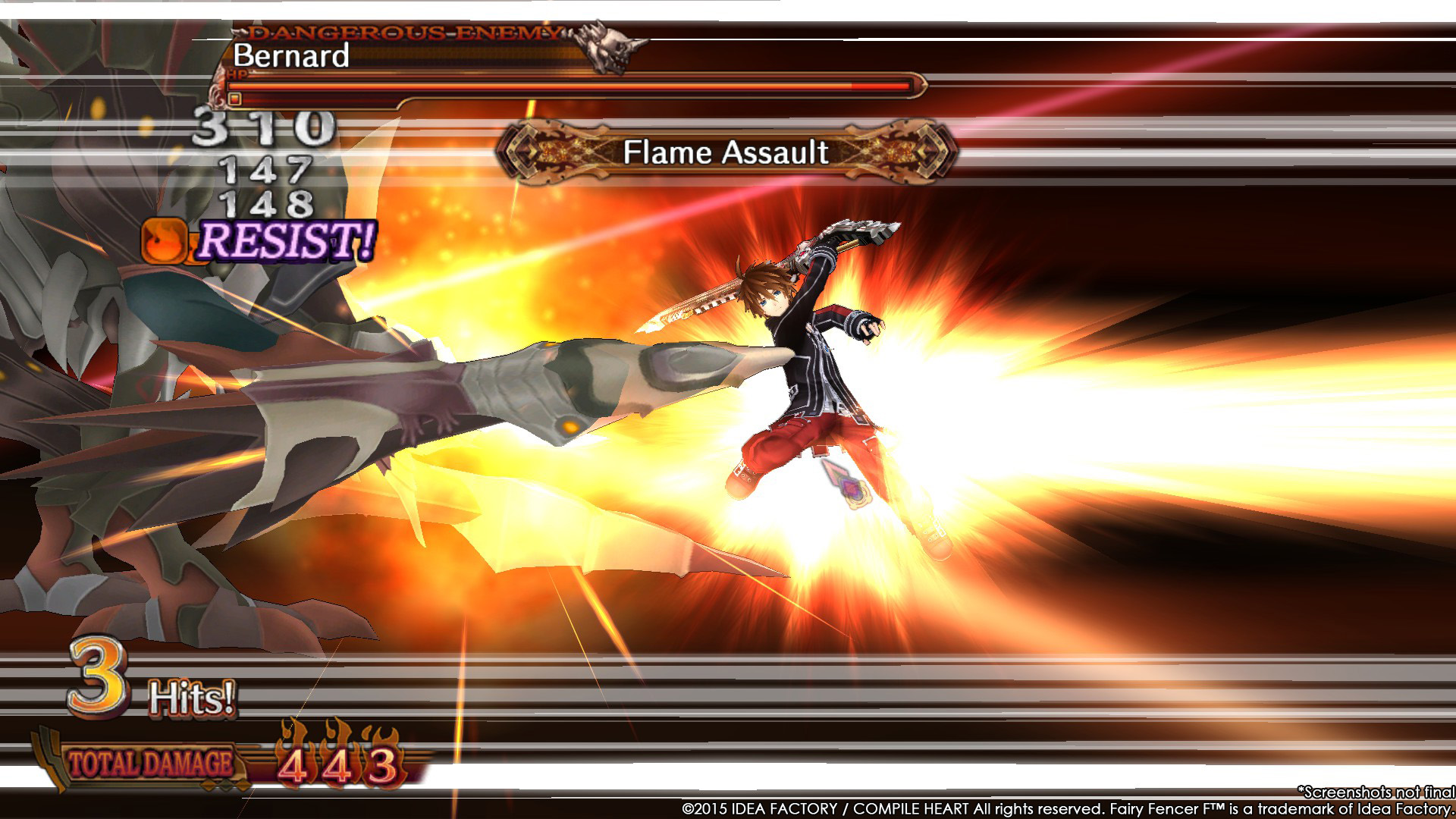 Fairy Fencer F: Swimwear Set screenshot 3
