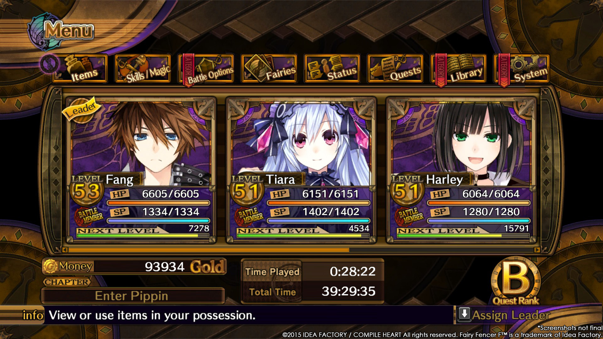 Fairy Fencer F: Surpass Your Limits Set screenshot 17