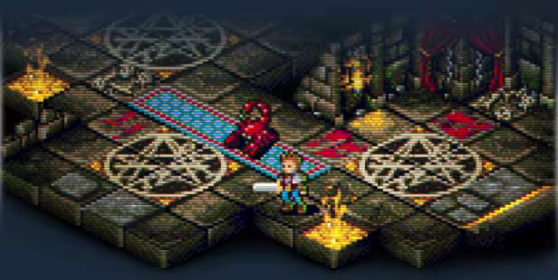 Gráficos isométricos en pixel art de Roguecraft DX