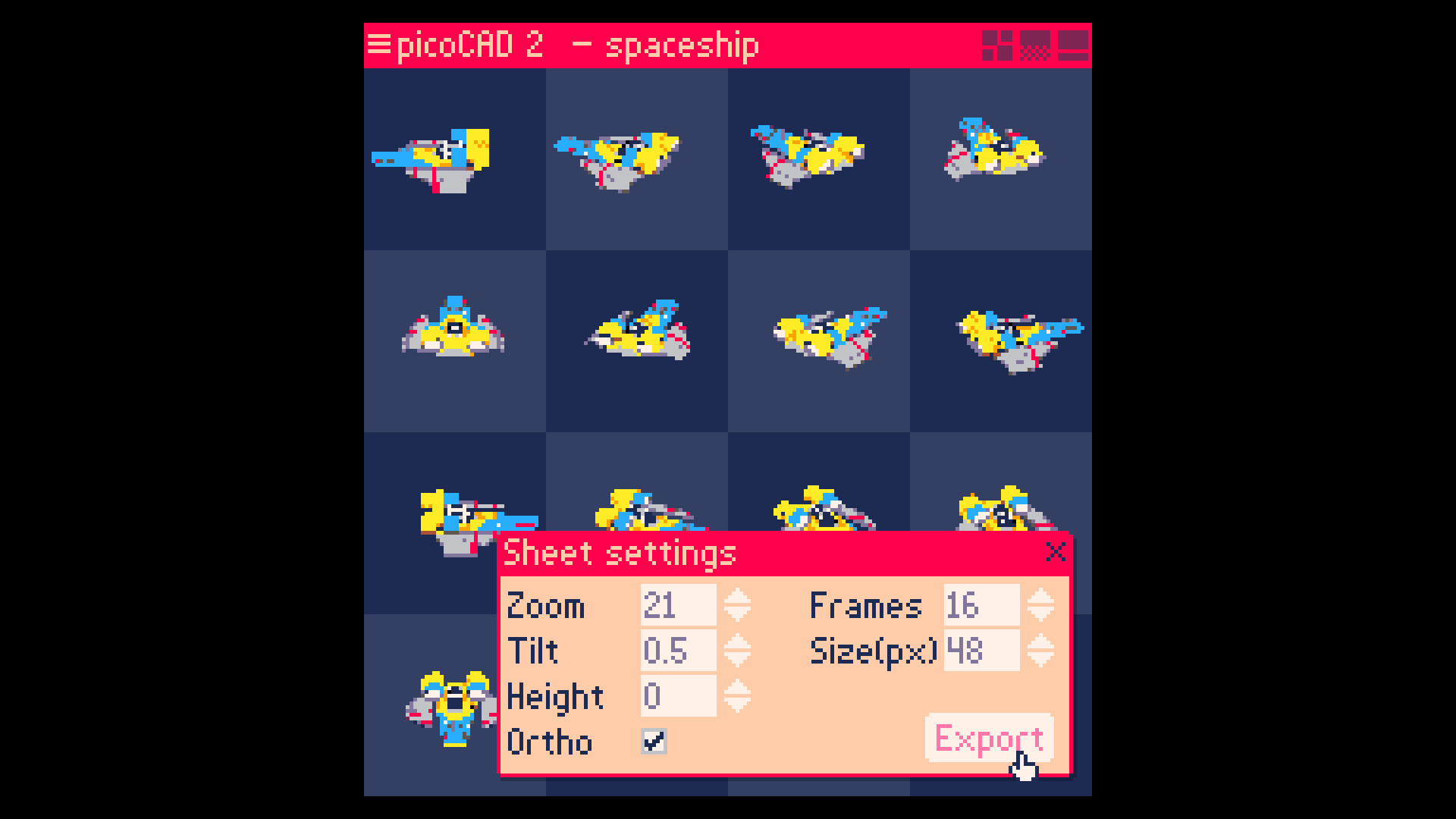 picoCAD 2 screenshot 7