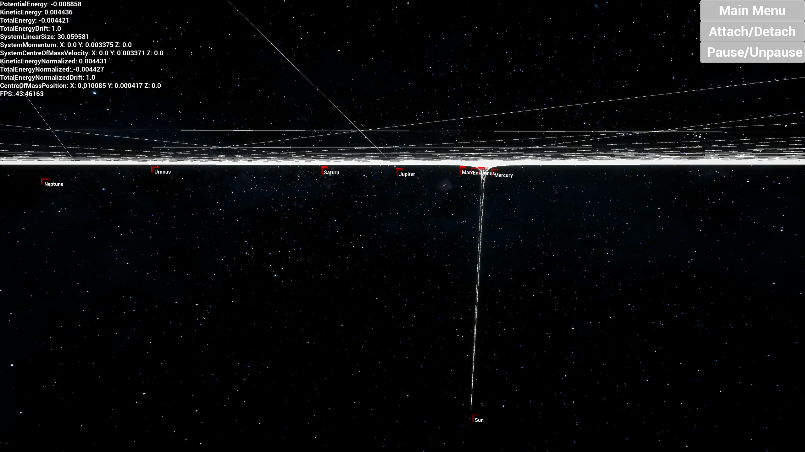 Gravity Sandbox screenshot 2