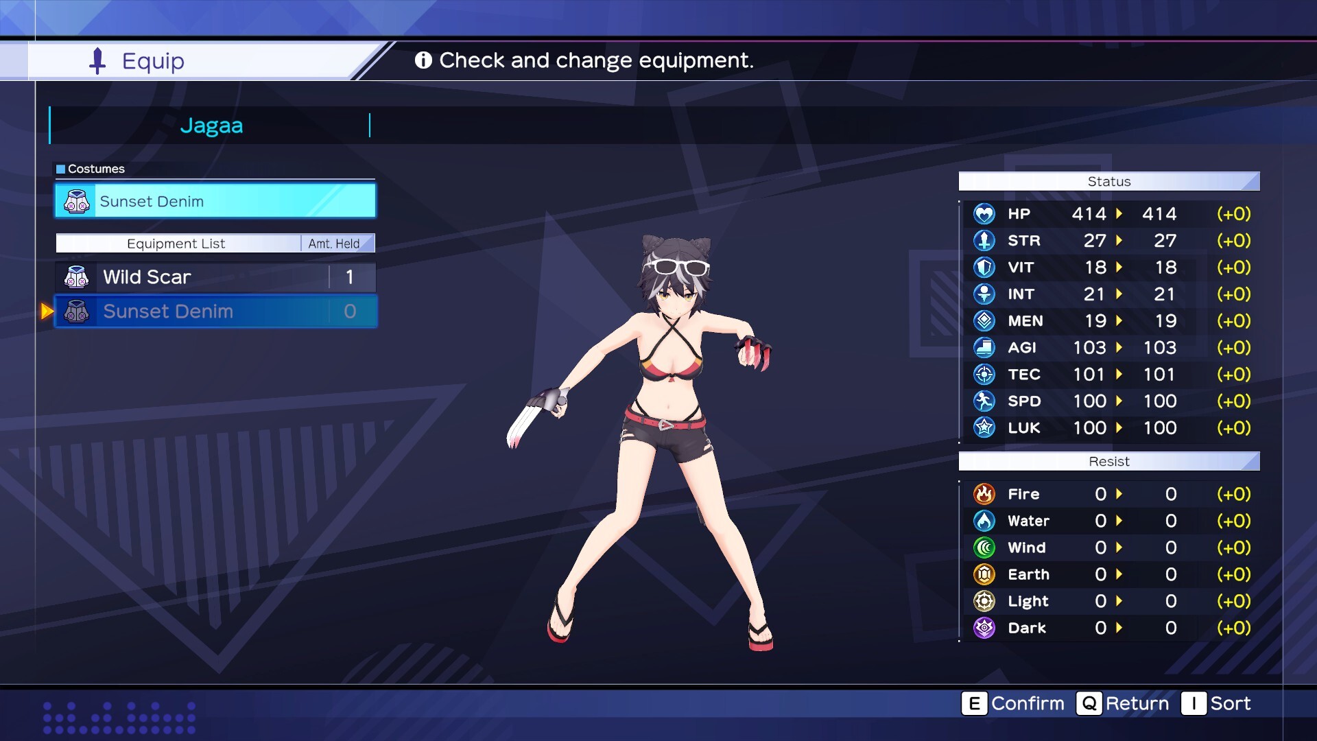 Neptunia Game Maker R:Evolution - Swimsuit Costume Set screenshot 2