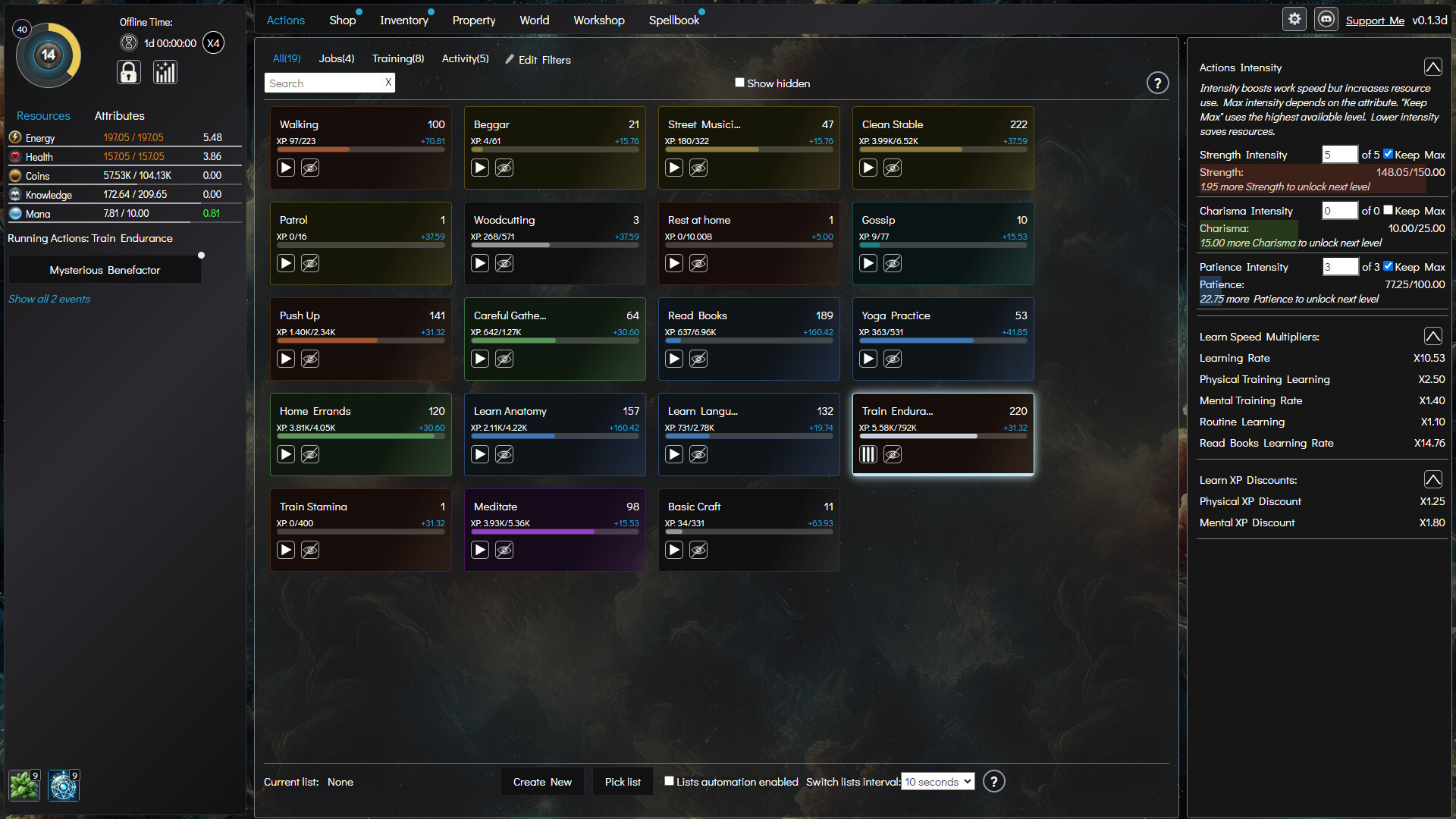 Idle Awakening Mages Path - PC Game Screenshot