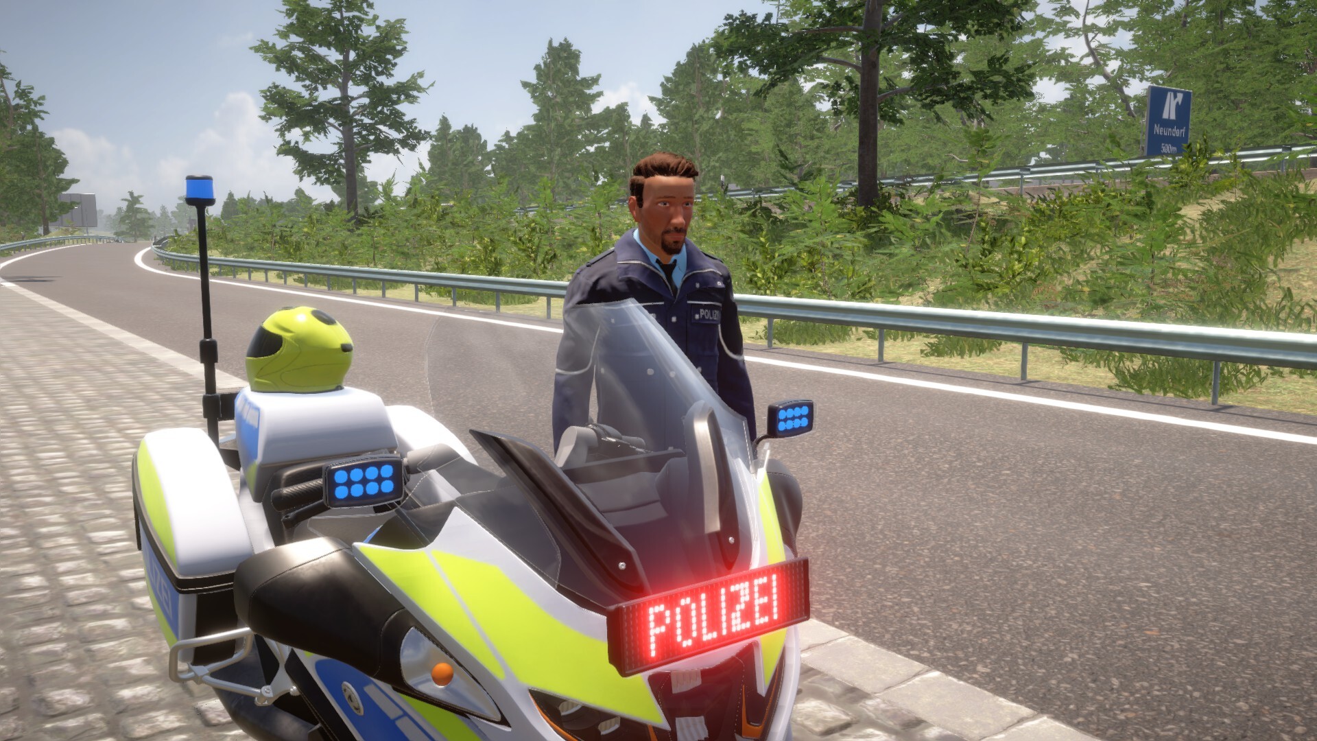 Autobahn Police Simulator 3 - Police Motorcycle screenshot 3
