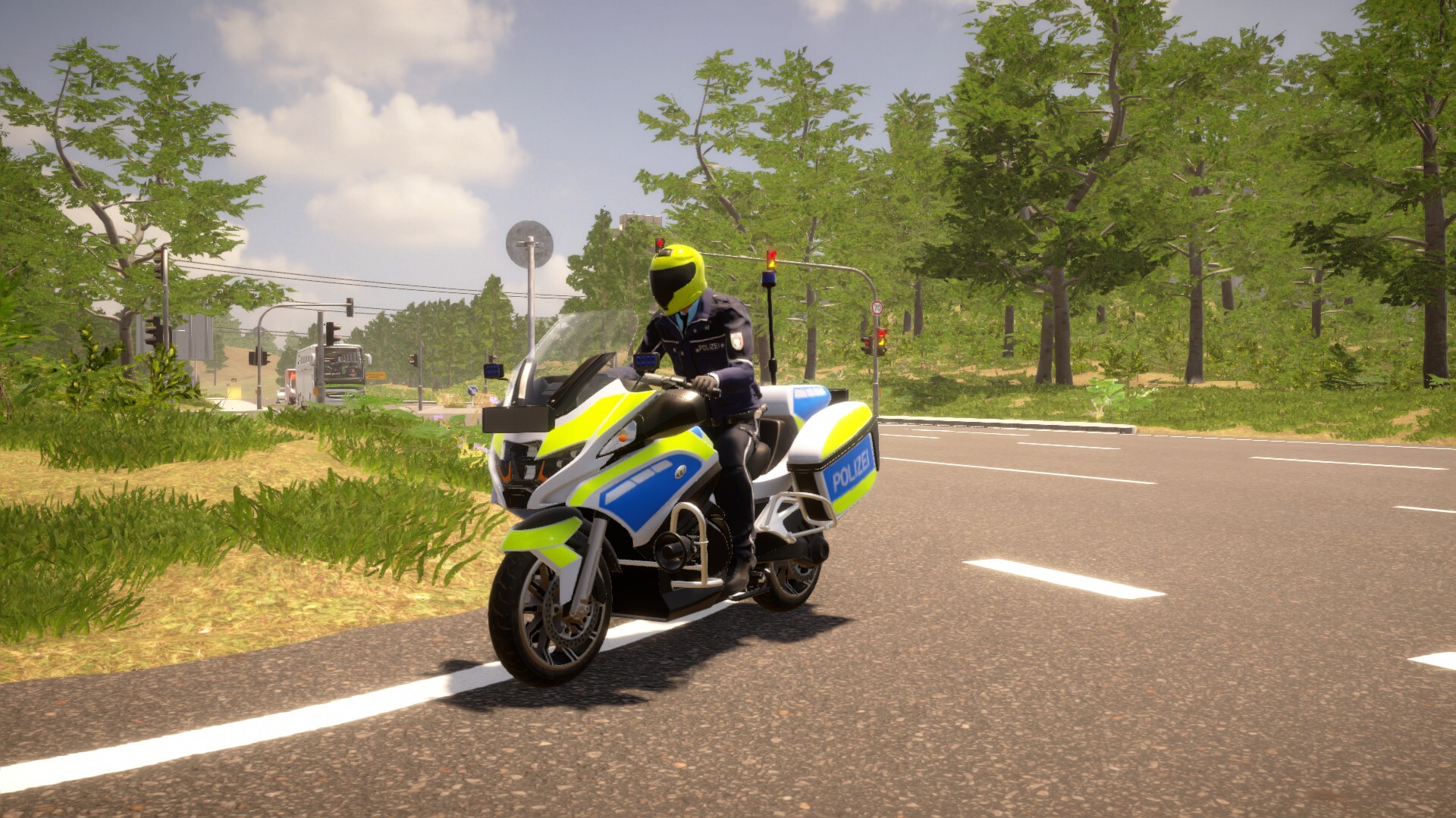 Autobahn Police Simulator 3 - Police Motorcycle screenshot 1