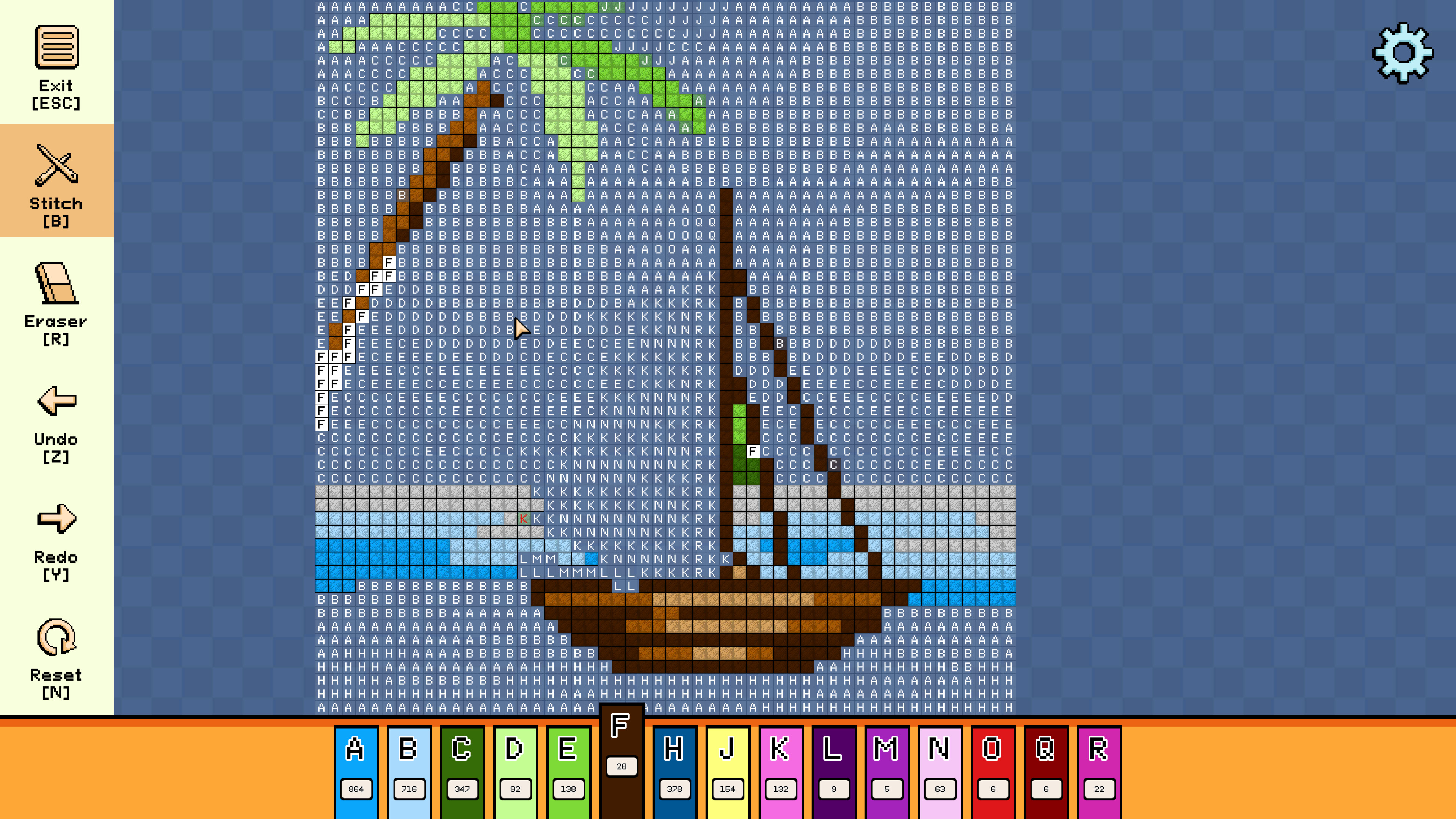 Pixel Cross Stitch - Summer Pack 3 screenshot 1