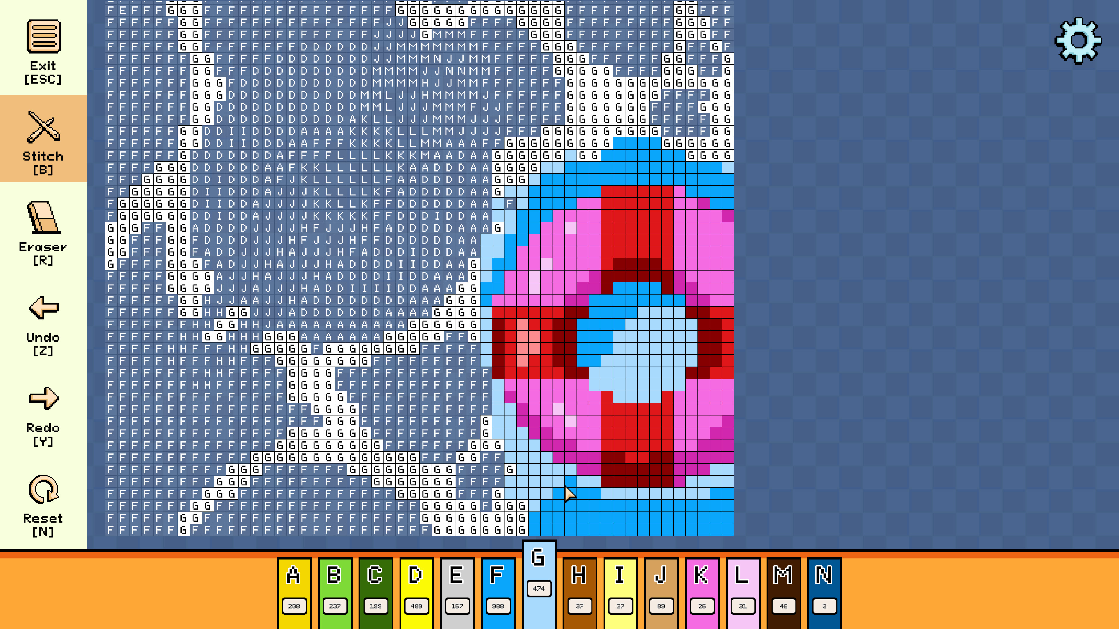 Pixel Cross Stitch - Summer Pack 3 screenshot 3