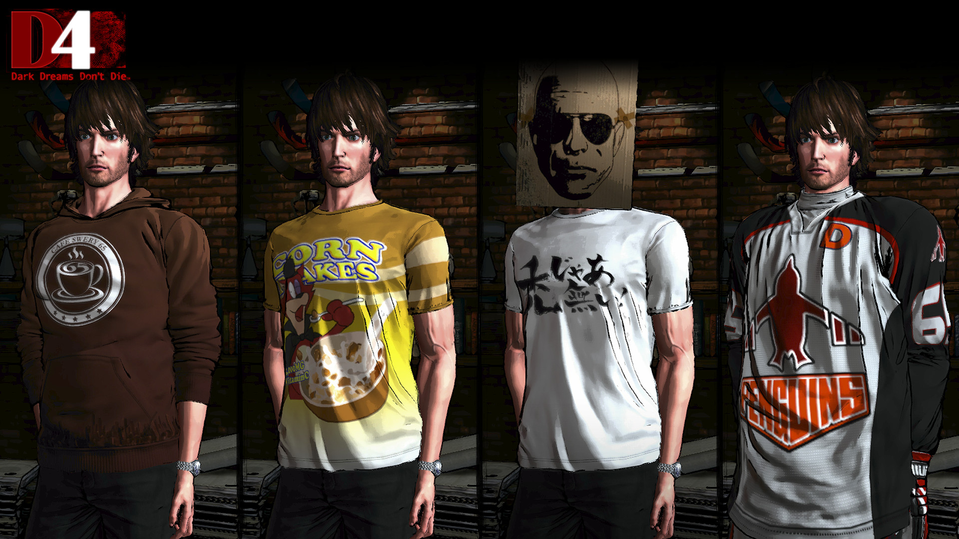 D4: SWERY's Choice Costume Set -4 Cups of Coffee- screenshot 1