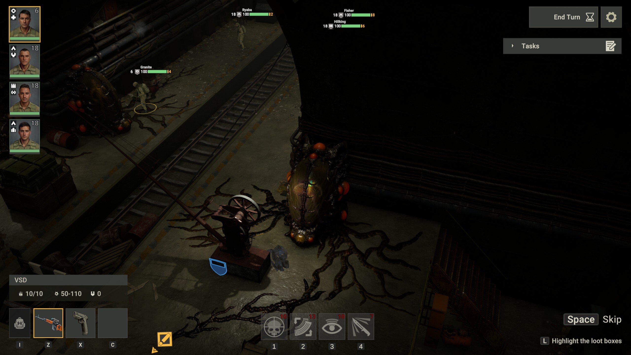 Future War Tactics: SOF vs Alien Invasion – Turn-Based Strategy screenshot 2