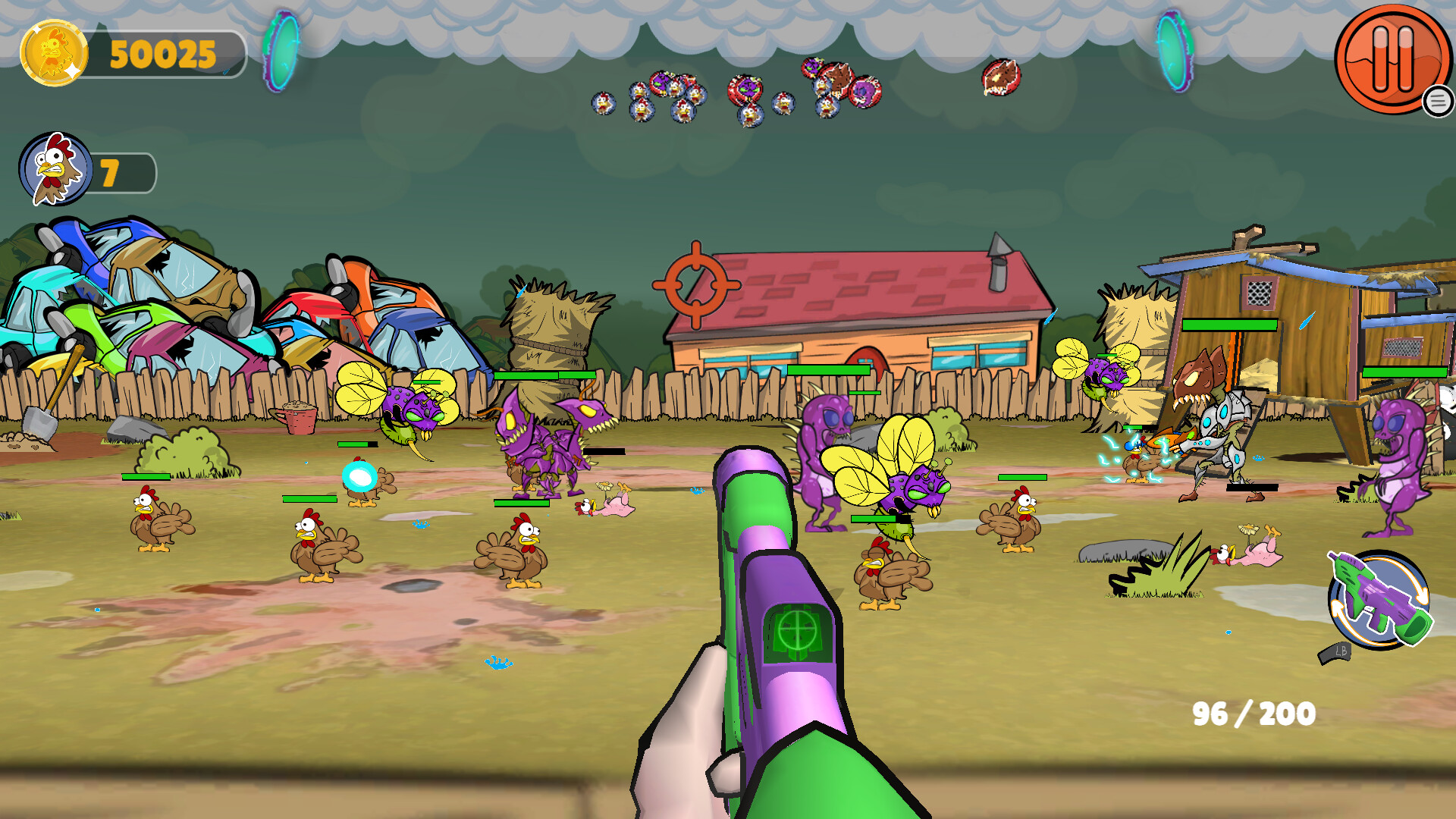 Chicken Coop Invaders screenshot 2