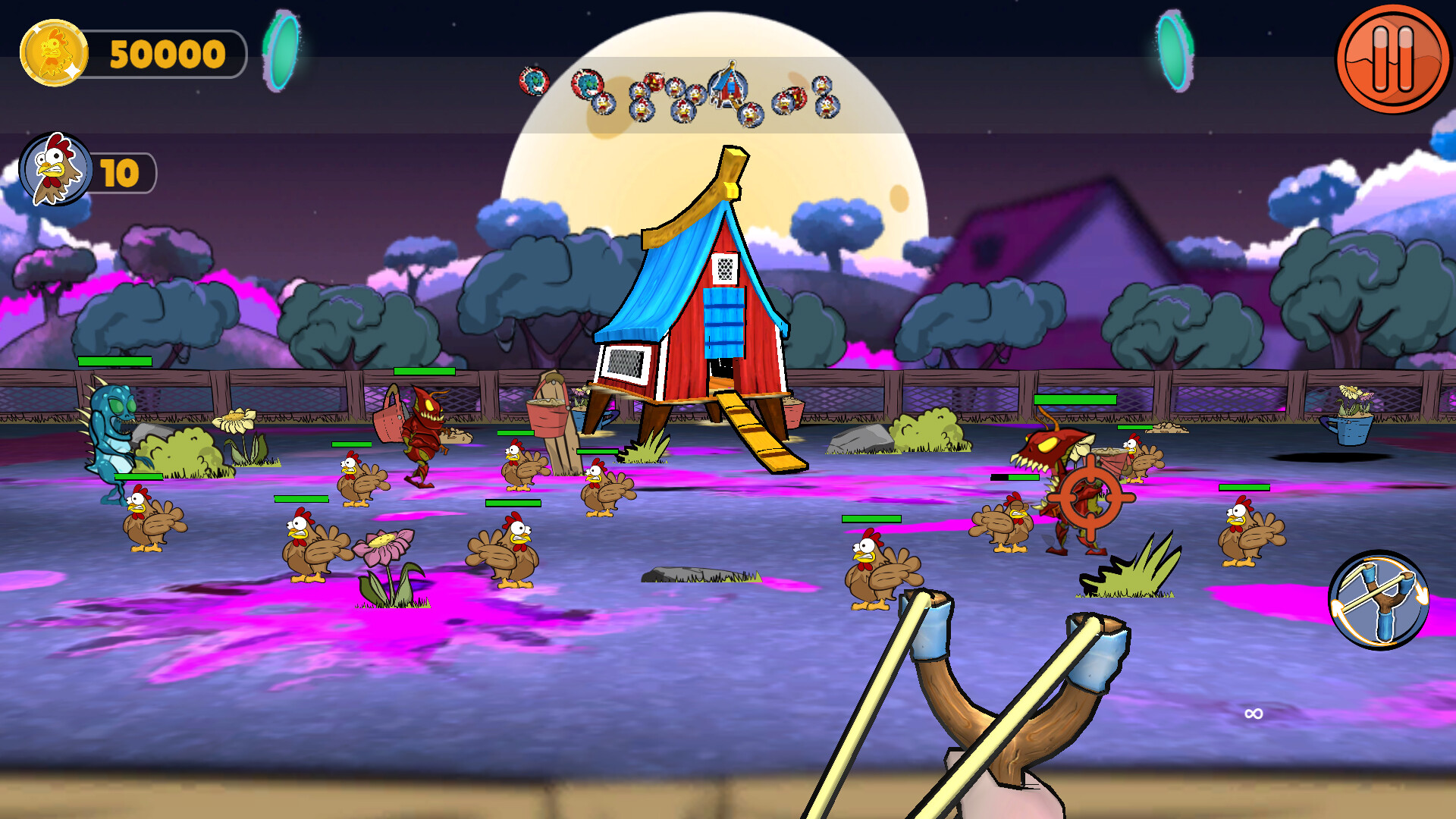 Chicken Coop Invaders screenshot 1
