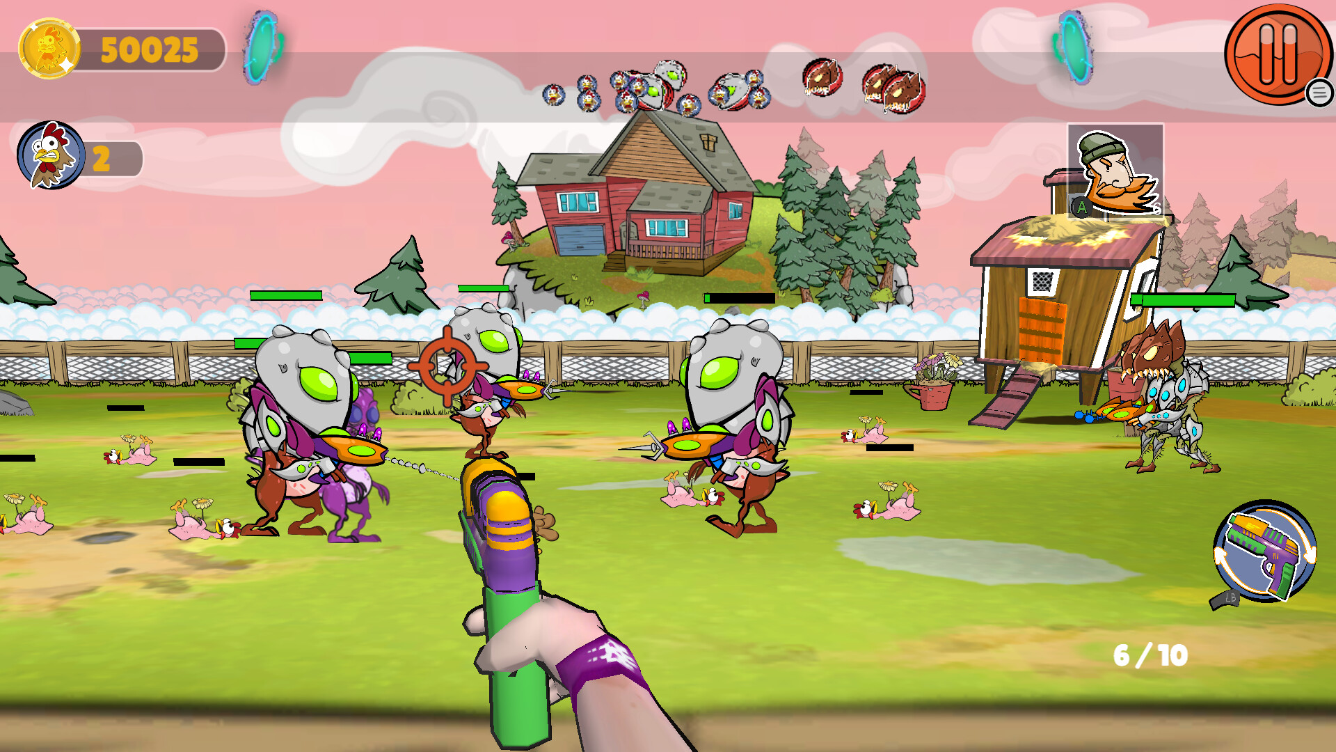 Chicken Coop Invaders screenshot 5