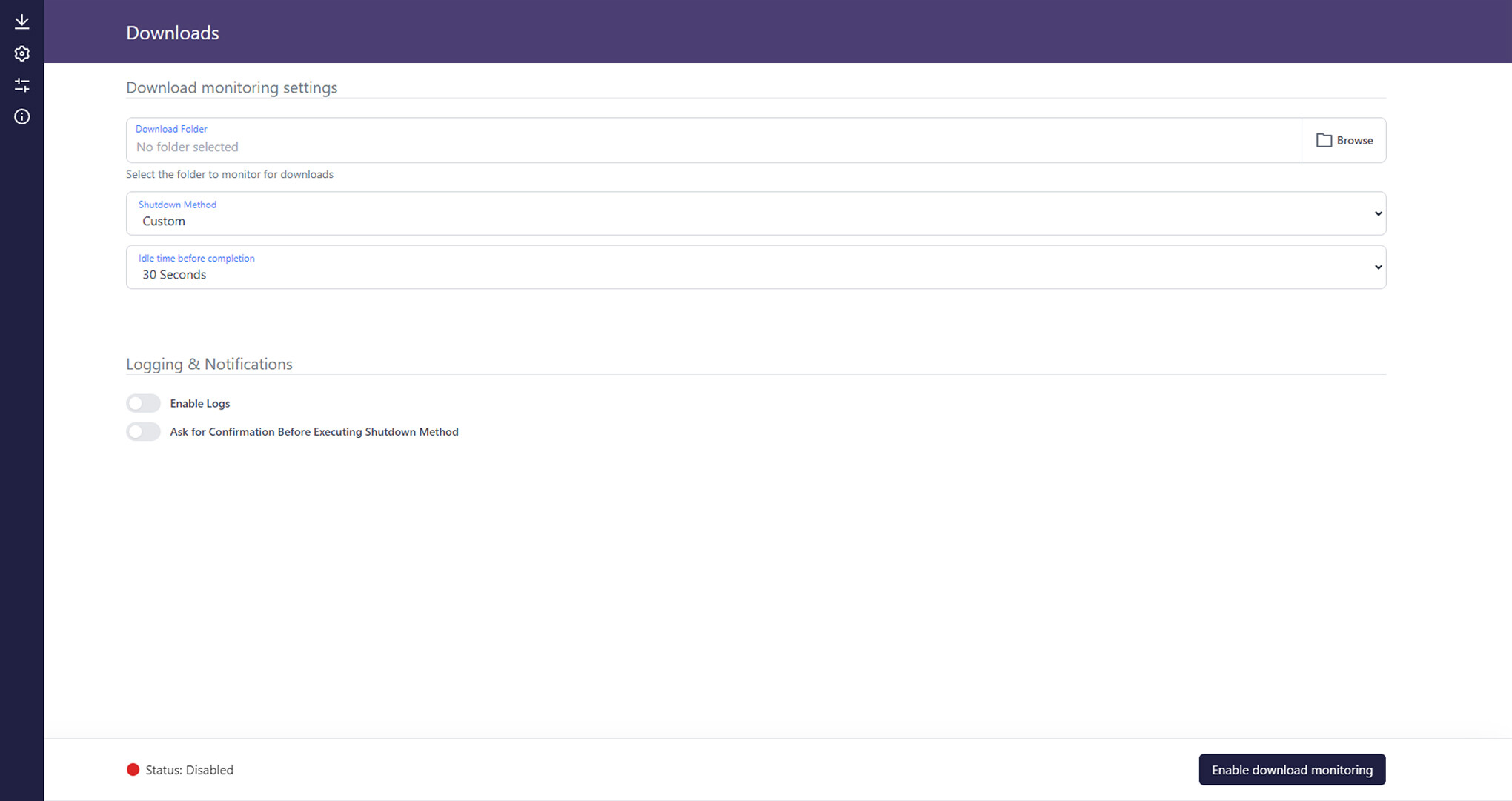 IdleDownloadManager screenshot 1