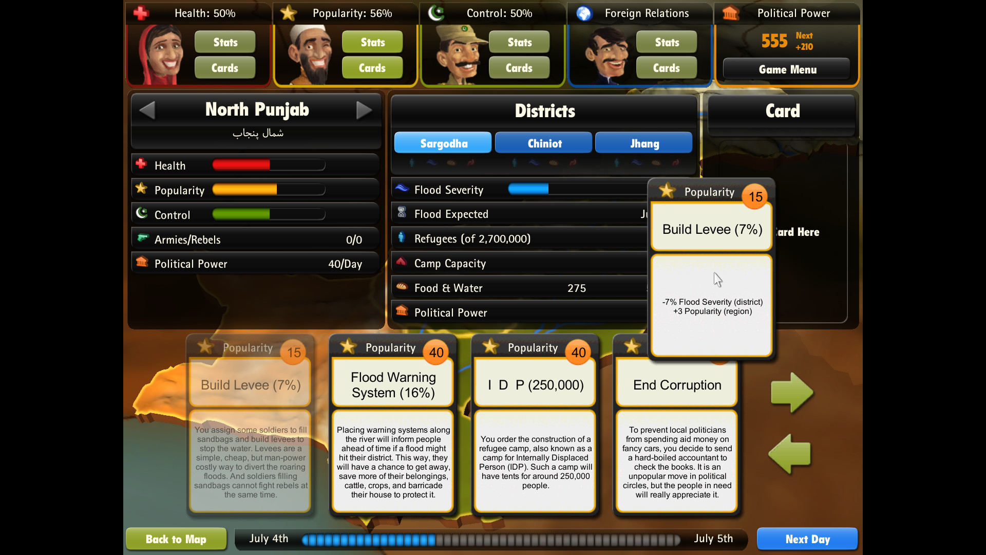 President for a Day - Floodings screenshot 4