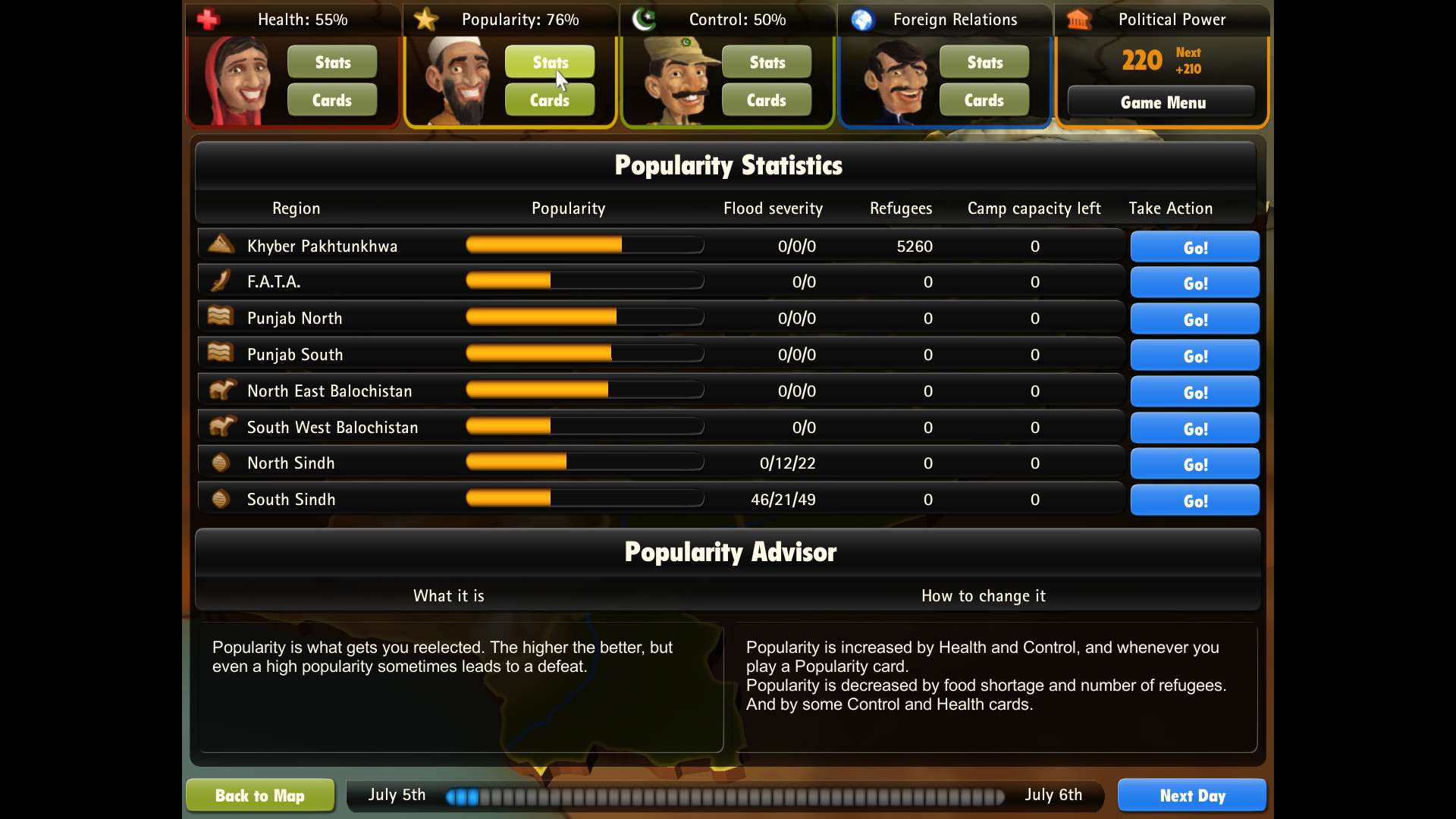President for a Day - Floodings screenshot 6