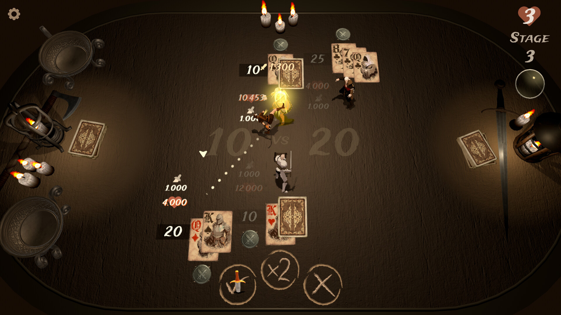 Blackjack Wars screenshot 1