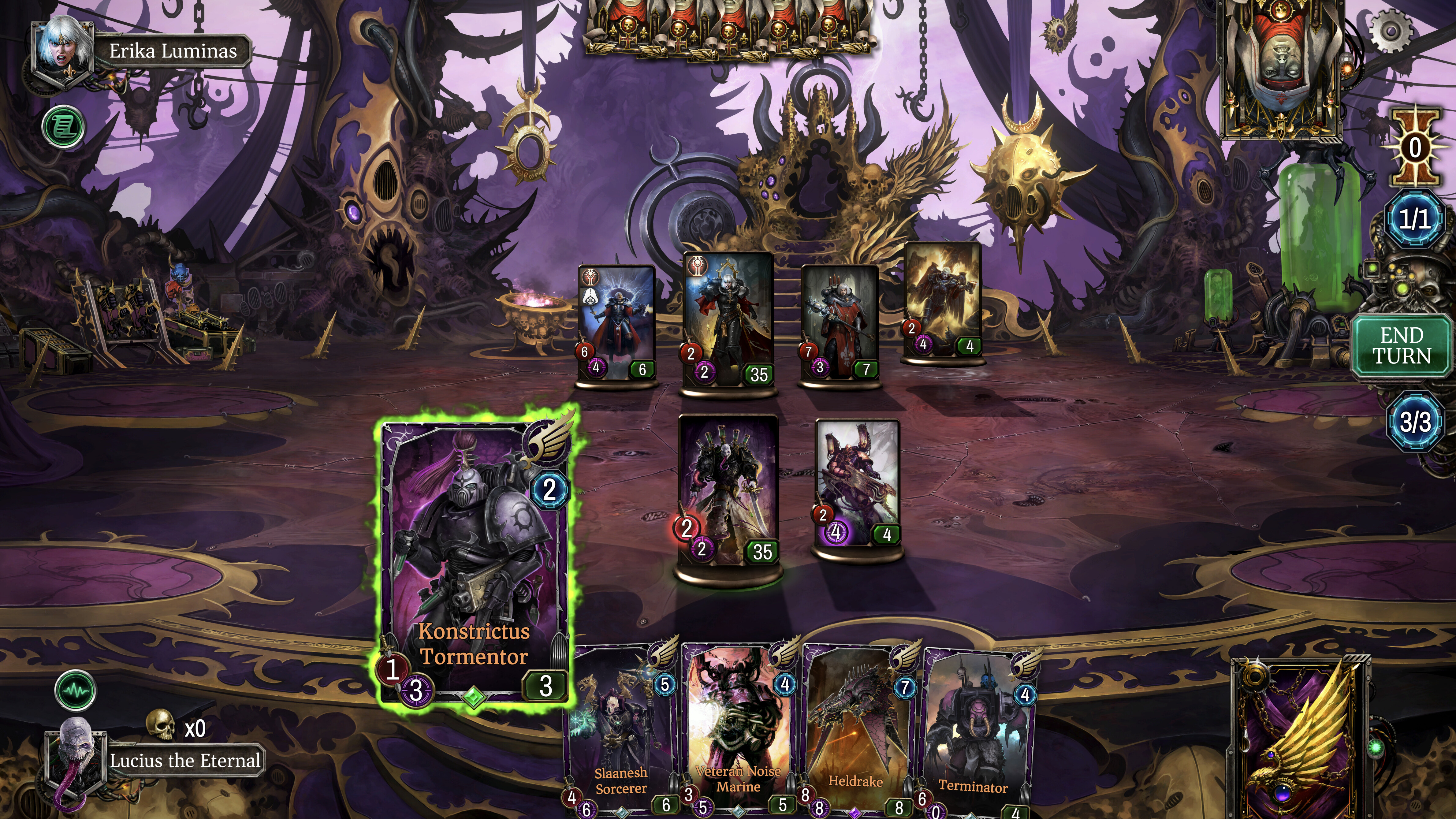 Warhammer 40,000:Warpforge - Emperor's Children starter bundle screenshot 1
