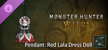 Monster Hunter Wilds - Pendant: Red Lala Dress Doll