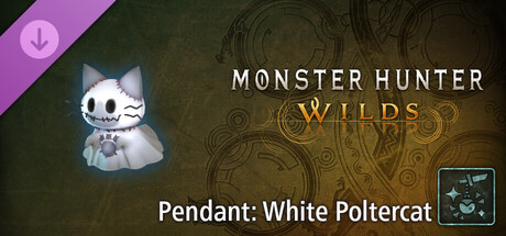 Monster Hunter Wilds - Hängsmycke: White Poltercat