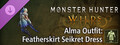 Monster Hunter Wilds - Alma-antrekk: Featherskirt Seikret Dress
