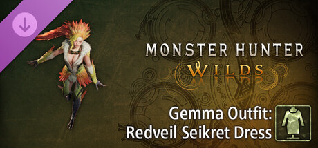 Monster Hunter Wilds - Gemma-antrekk: Redveil Seikret Dress